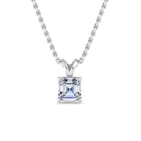 Classic Split Bail Diamond Pendant Necklace