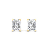 Four-Prong Diamond Earrings
