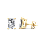 Four-Prong Diamond Earrings