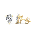 Four-Prong Diamond Earrings