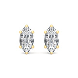 Four-Prong Diamond Earrings