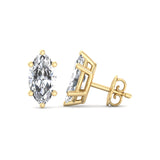 Four-Prong Diamond Earrings