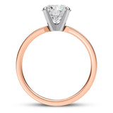 Four-Prong Comfort Fit 1.5 mm Solitaire Engagement Ring