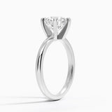 Six-Prong Comfort Fit 2.0 mm Solitaire Engagement Ring