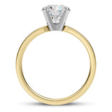 Four-Prong Comfort Fit 1.5 mm Solitaire Engagement Ring