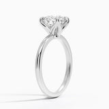 Classic Open Basket Four Claw Prong 1.8 mm Solitaire Engagement Ring