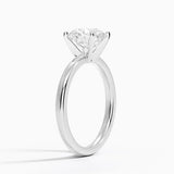 Four-Prong Comfort Fit 2.0 mm Solitaire Engagement Ring