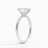 Classic Open Basket Four Claw Prong 1.5 mm Solitaire Engagement Ring