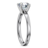 Four-Prong Comfort Fit 2.0 mm Solitaire Engagement Ring