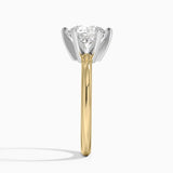 Six-Prong Comfort Fit 2.0 mm Solitaire Engagement Ring