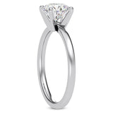 Four-Prong Comfort Fit 1.5 mm Solitaire Engagement Ring
