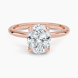 Classic Open Basket Four Claw Prong 1.8 mm Solitaire Engagement Ring