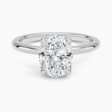 Classic Open Basket Four Claw Prong 1.8 mm Solitaire Engagement Ring