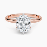 Six-Prong Comfort Fit 2.0 mm Solitaire Engagement Ring