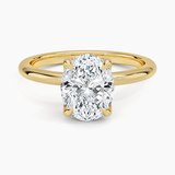 Classic Open Basket Four Claw Prong 1.8 mm Solitaire Engagement Ring