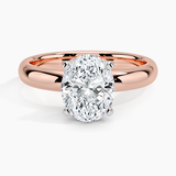 Comfort Fit 3.0 mm Solitaire Engagement Ring