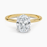 Four-Prong Comfort Fit 1.5 mm Solitaire Engagement Ring