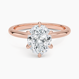 Classic Open Basket Six Claw Prong 1.8 mm Solitaire Engagement Ring