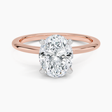 Four-Prong Comfort Fit 1.5 mm Solitaire Engagement Ring