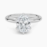 Six-Prong Comfort Fit 2.0 mm Solitaire Engagement Ring