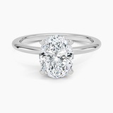 Four-Prong Comfort Fit 1.5 mm Solitaire Engagement Ring