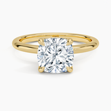 Classic Open Basket Four Claw Prong 1.8 mm Solitaire Engagement Ring