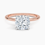 Four-Prong Comfort Fit 1.5 mm Solitaire Engagement Ring