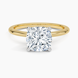 Four-Prong Comfort Fit 1.5 mm Solitaire Engagement Ring