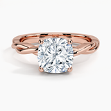 Twisted Vine Solitaire Engagement Ring