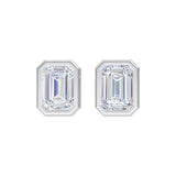 Classic Bezel Diamond Earrings