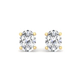 Four-Prong Diamond Earrings