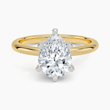 Six-Prong Comfort Fit 2.0 mm Solitaire Engagement Ring