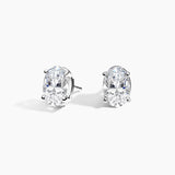 Four-Prong Diamond Earrings
