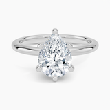 Six-Prong Comfort Fit 2.0 mm Solitaire Engagement Ring