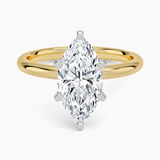 Six-Prong Comfort Fit 2.0 mm Solitaire Engagement Ring