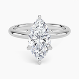 Six-Prong Comfort Fit 2.0 mm Solitaire Engagement Ring