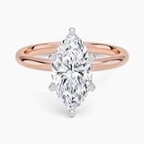 Six-Prong Comfort Fit 2.0 mm Solitaire Engagement Ring