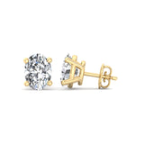 Four-Prong Diamond Earrings