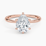 Classic Claw Prong 2 mm Solitaire Engagement Ring