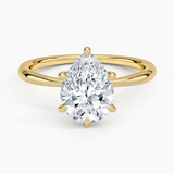 Classic Claw Prong 2 mm Solitaire Engagement Ring