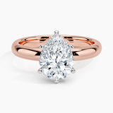 Comfort Fit 3.0 mm Solitaire Engagement Ring