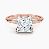 Classic Open Basket Four Claw Prong 1.8 mm Solitaire Engagement Ring