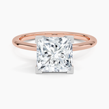 Four-Prong Comfort Fit 1.5 mm Solitaire Engagement Ring