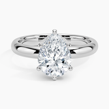 Comfort Fit 3.0 mm Solitaire Engagement Ring