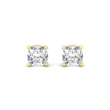 Four-Prong Diamond Earrings