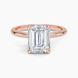 Classic Open Basket Four Claw Prong 1.8 mm Solitaire Engagement Ring