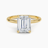 Classic Open Basket Four Claw Prong 1.8 mm Solitaire Engagement Ring