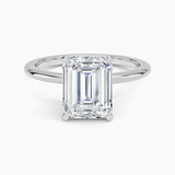 Four-Prong Comfort Fit 1.5 mm Solitaire Engagement Ring
