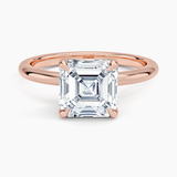 Classic Open Basket Four Claw Prong 1.8 mm Solitaire Engagement Ring