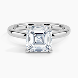 Four-Prong Comfort Fit 2.0 mm Solitaire Engagement Ring